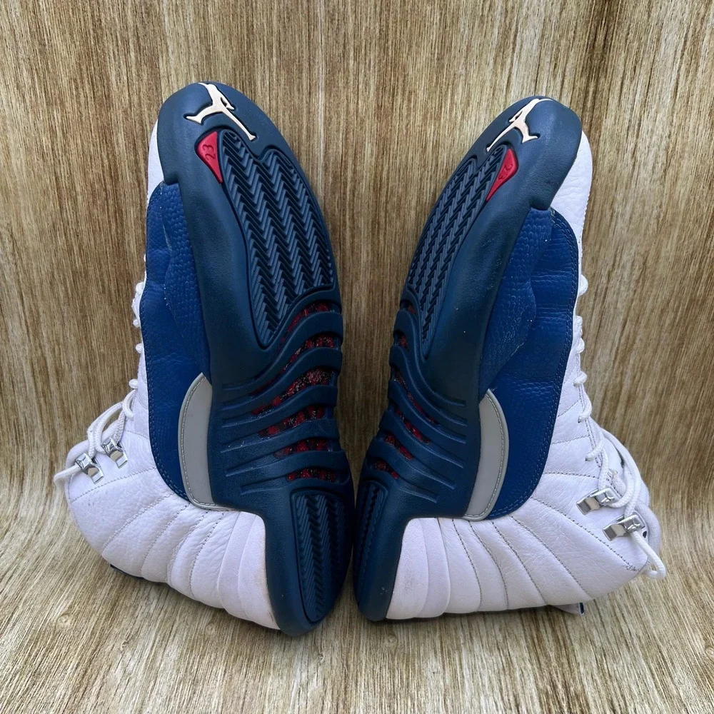 Nike Air Jordan 12 Retro French Blue Men's Size 8.5 High Top Sneakers 130690-113
